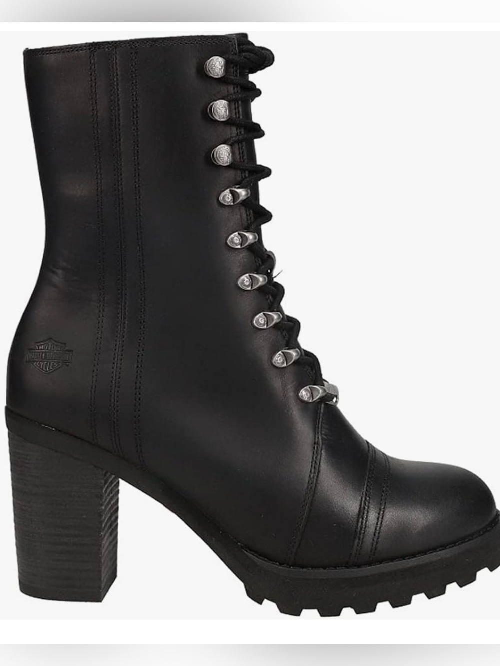 Harley-Davidson Seneca Black Leather women boots size 11